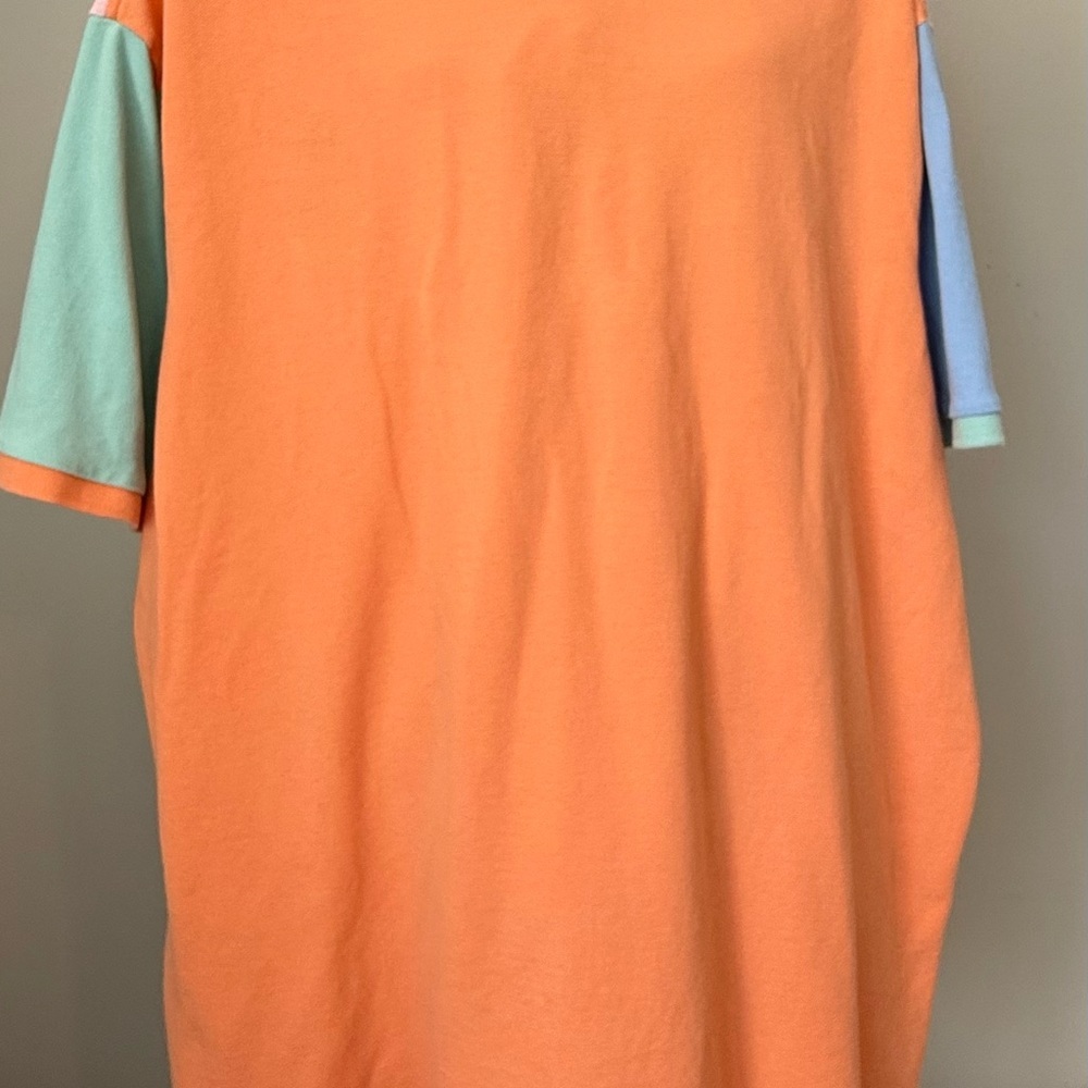 Polo by Ralph Lauren Pastel color block Shirt size XXL classic fit big pony EUC - Picture 2 of 7